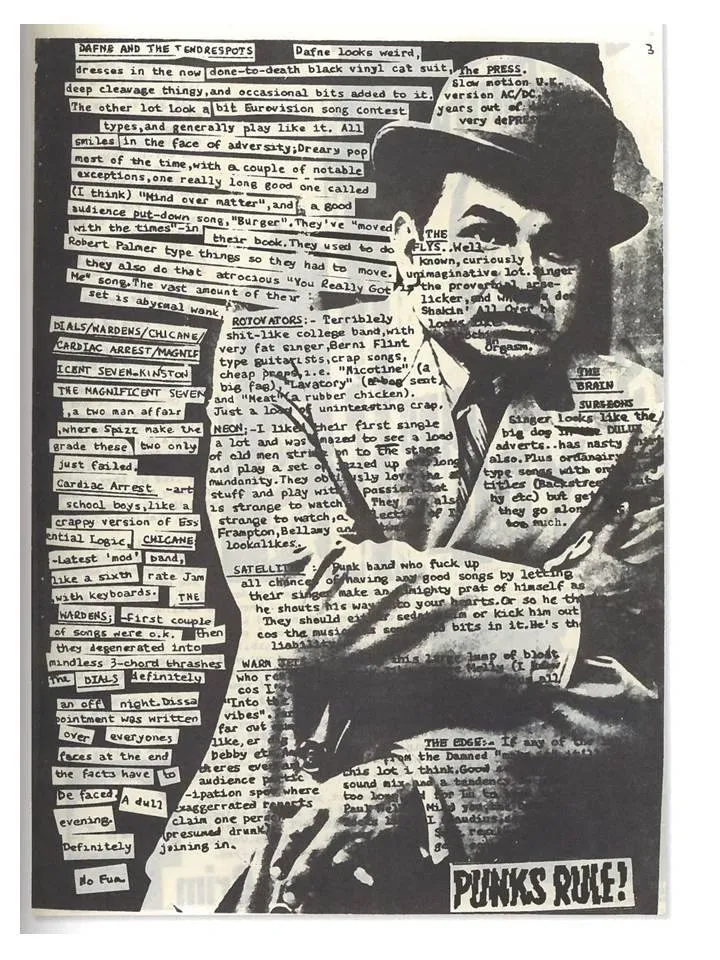 Panache fanzine review of the Coronation Hall bill