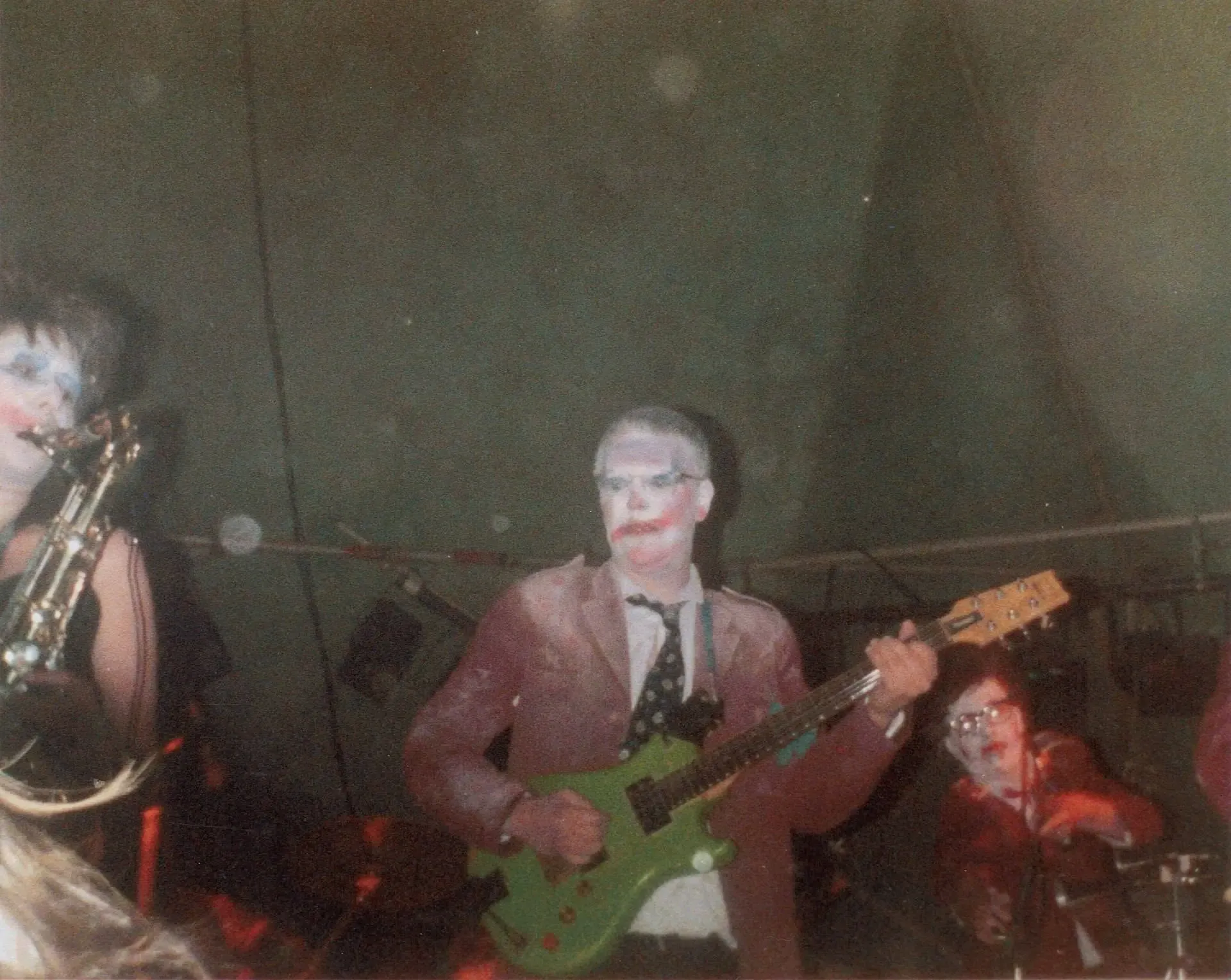 Cardiacs performing at the Oxford New-Age Fayre, 3 May 1986