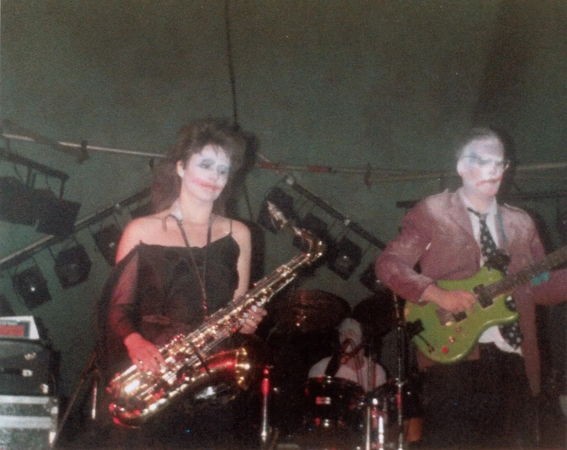 Cardiacs performing at the Oxford New-Age Fayre, 3 May 1986