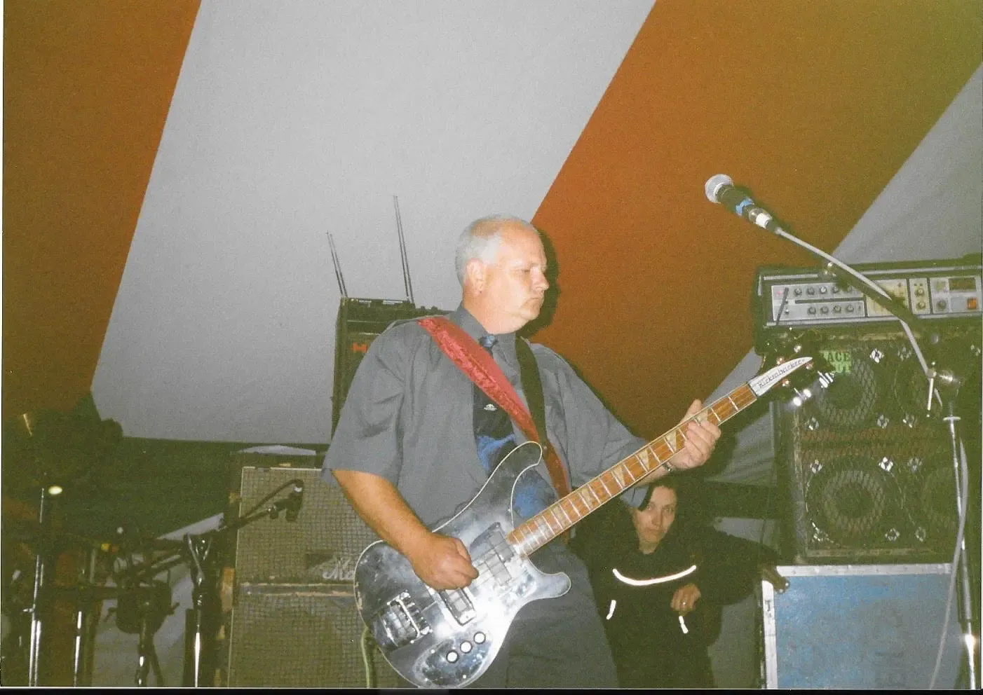 Cardiacs performing at Glastonbury Festival, 27 June 1999