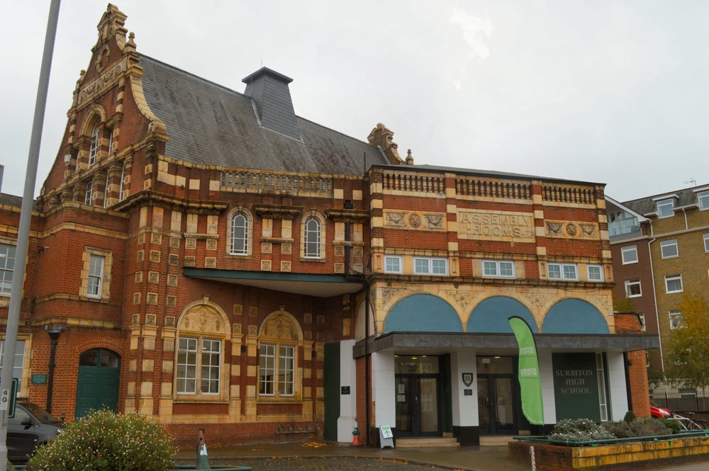 Vista histórica de Surbiton Assembly Rooms